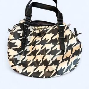 Black and white Vera Wang houndstooth handbag Brand new without tags
